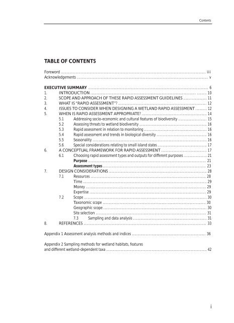 Guidelines for the Rapid Ecological Assessment - Convention on ...