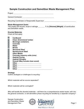 waste management essay