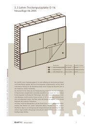 5.3 Lehm-Trockenputzplatte D 6 - Lehmbau Pritzl