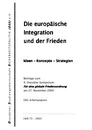 AP073(2005) J. Klopfer: Europäische Friedensordnung - DSS