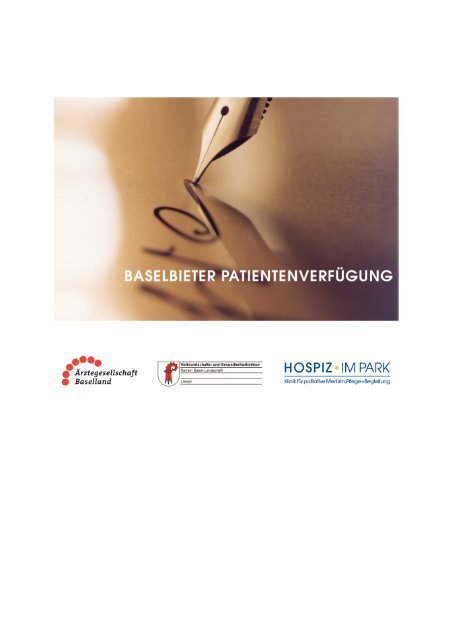 Baselbieter Patientenverfügung (PDF) - Palliative ch