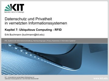 Kapitel 7: Ubiquitous Computing - RFID