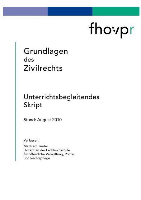 Aktenvortrag Zivilrecht - The Letter Of Introduction