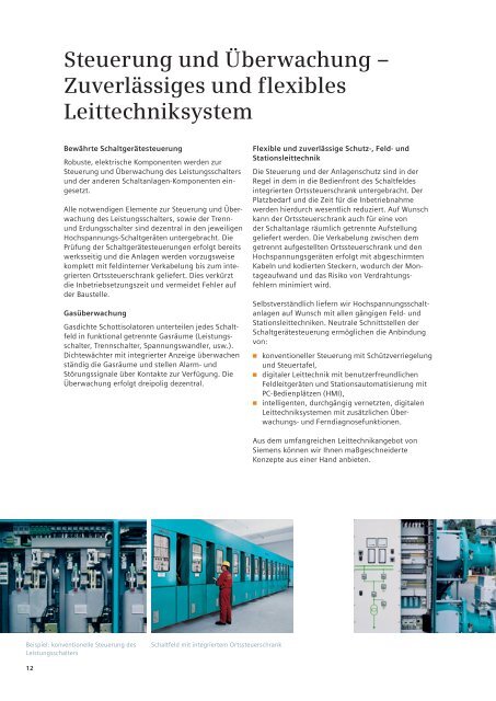 Gasisolierte Schaltanlagen bis 245 kV, Typ 8DN9 - Siemens Energy