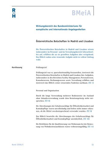 Österreichische Botschaften in Madrid und Lissabon - Der ...