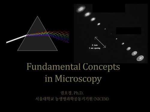 Fundamental Concepts in Microscopy