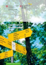 Handbuch Signalisation - Schwyzer Wanderwege