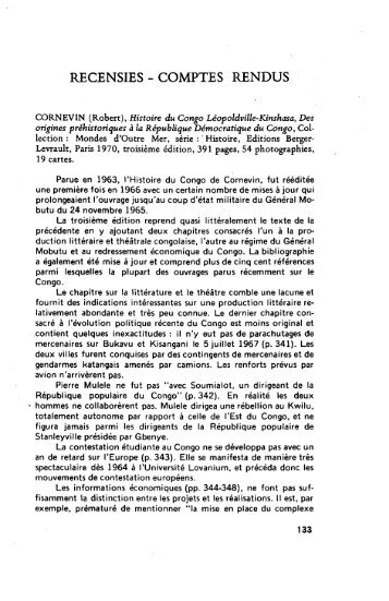 RECENSIES - COMPTES RENDUS