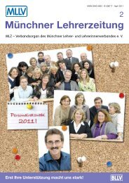 MLZ-Ausgabe Nr. 2 - 2011 - Mllv.bllv.de - BLLV