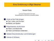 Eine Einführung in LaTeX-Beamer - studiy - Brandenburgische ...