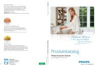 Philips Consumer Lifestyle Produktekatalog Haushaltsgeräte ...