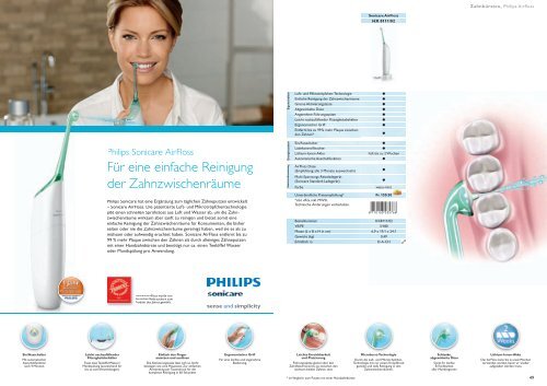 Philips Consumer Lifestyle Produktekatalog Haushaltsgeräte ...