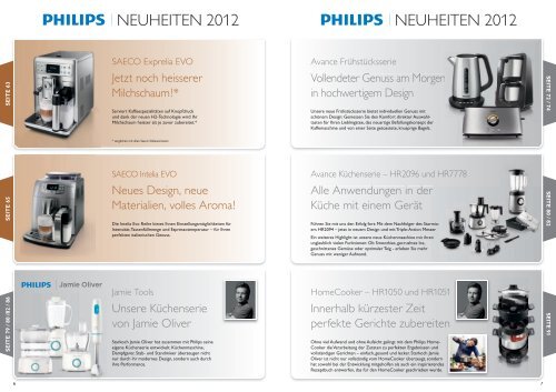 Philips Consumer Lifestyle Produktekatalog Haushaltsgeräte ...