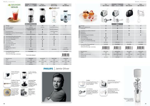 Philips Consumer Lifestyle Produktekatalog Haushaltsgeräte ...