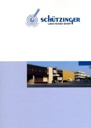 PDF (4263,74 KB) - Gerhard Schützinger Labor-Schütz GmbH