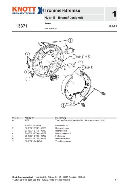 Trommel-Bremse - Knott