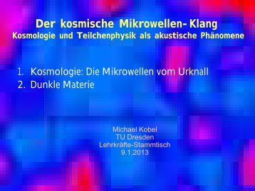 Der kosmische Mikrowellen-Klang