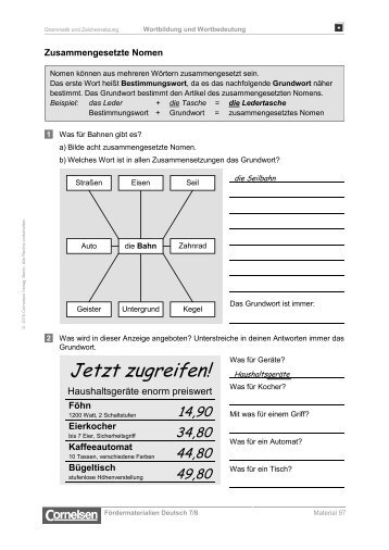 D7-8_2.1 Wortbildung & Wortbedeutung_KV - Schulen Frauenfeld