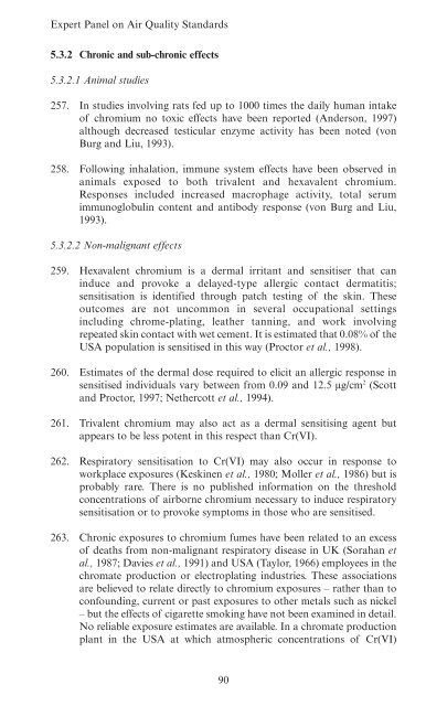 Guidelines for Metals and Metalloids in Ambient ... - ARCHIVE: Defra