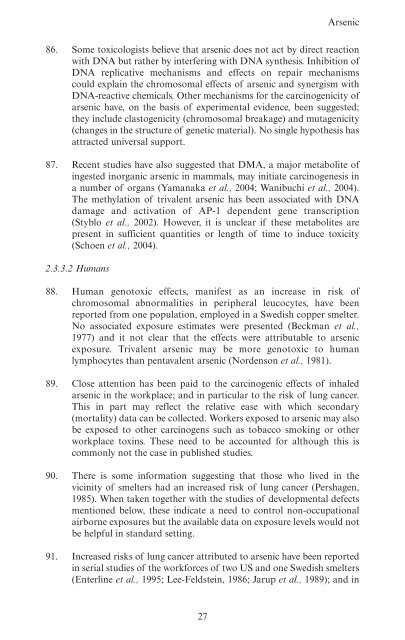 Guidelines for Metals and Metalloids in Ambient ... - ARCHIVE: Defra