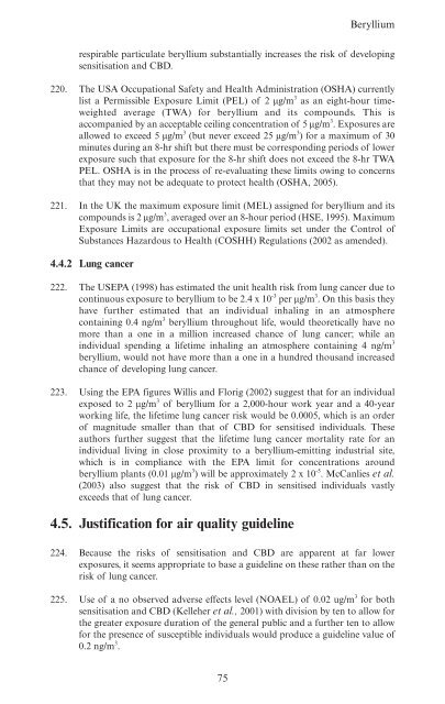 Guidelines for Metals and Metalloids in Ambient ... - ARCHIVE: Defra