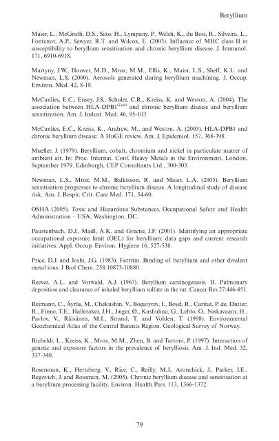 Guidelines for Metals and Metalloids in Ambient ... - ARCHIVE: Defra