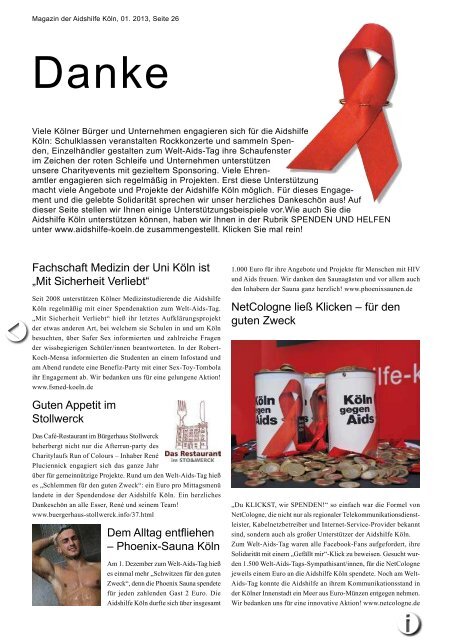 Vielfalt Aidshilfe verbindet - AIDS-Hilfe Köln e.V.
