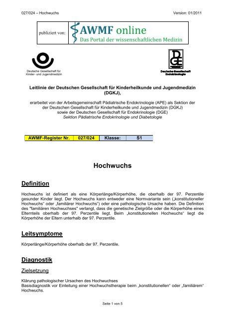 Awmf Germany Hochwuchs - AWMF