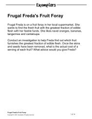 Frugal Freda's Fruit Foray