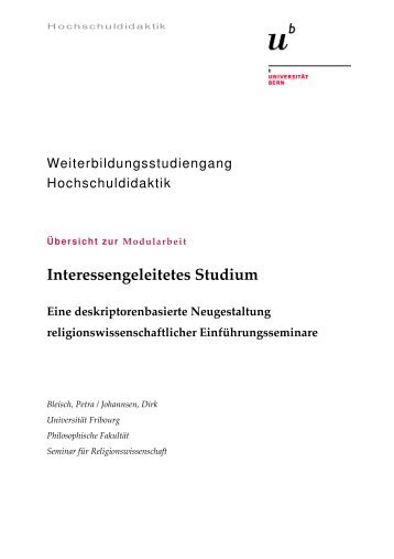 Interessengeleitetes Studium - TARA