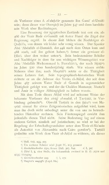 Beiträge zur Geschichte Ägyptens unter dem Islam