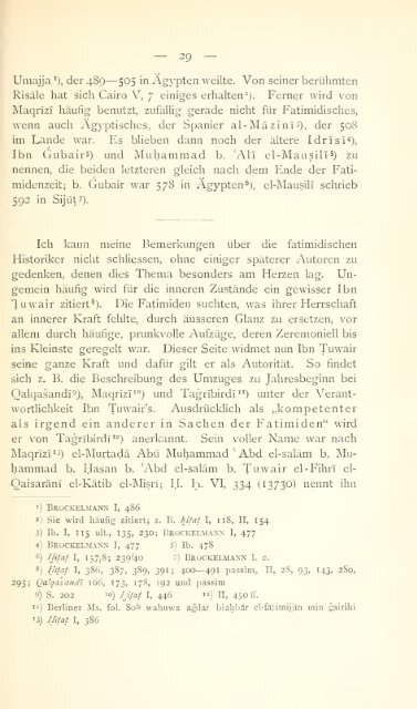 Beiträge zur Geschichte Ägyptens unter dem Islam