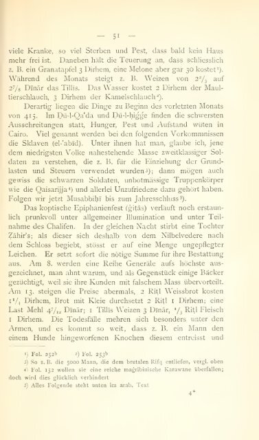 Beiträge zur Geschichte Ägyptens unter dem Islam