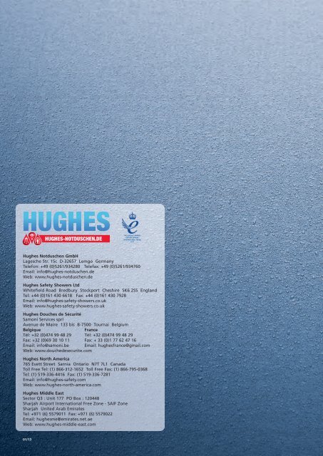 STD-45G - Hughes Safety Showers