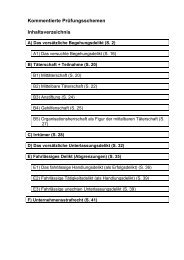 Kommentiertes Prüfschema