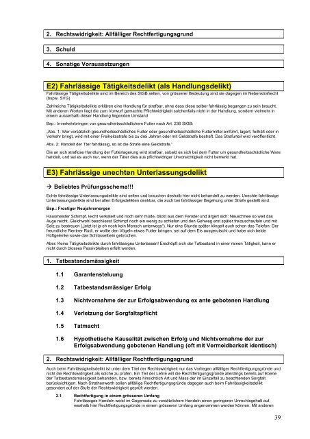 Kommentiertes Prüfschema