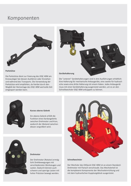 OQC 40M Automatic quick coupler systems - OilQuick