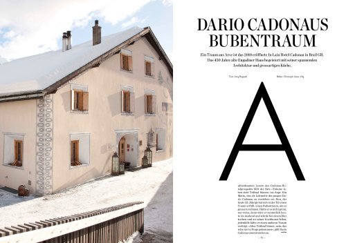 Dario CaDonaus BuBentraum - Hotellerie et Gastronomie Verlag