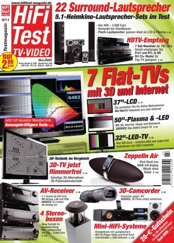 HiFi Test 3/11 - PSB Lautsprecher Deutschland