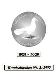 Rundschreiben Nr. 2/2009 - SV der Danziger Hochflieger