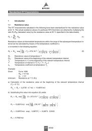 NTC thermistors: Standardized R/T characteristics - Nikhef