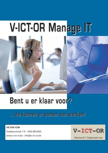 Meer informatie? - V-ICT-OR vzw