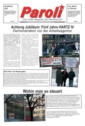 17 Februar 10 - Paroli - Verein für politische Kultur eV