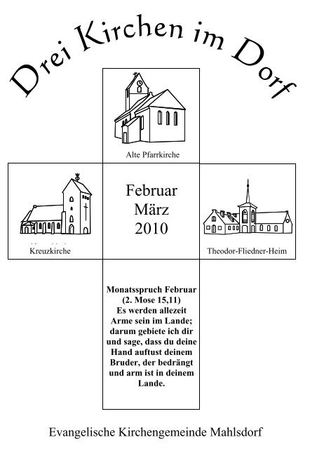 Gemeindebrief für Februar und März 2010 als ... - Kirche Mahlsdorf