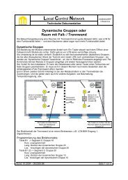 Dynamische Gruppen - LCN