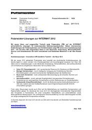 Presseinformation PI 1638 - Putzmeister