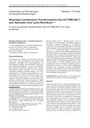Neuartiger Lymphozyten-Transformations-Test (LTT-MELISA ) zum ...