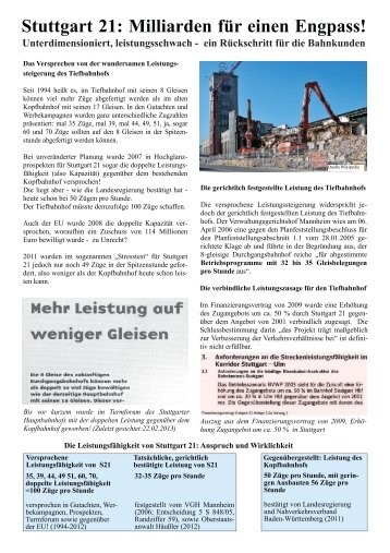 Dokument von Dr. Christoph Engelhardt - SPD-Mitglieder gegen S21