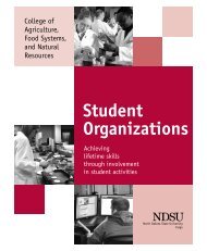 Student Organizations - NDSU - North Dakota State University