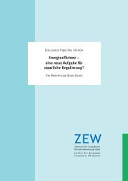 Energieeffizienz – eine neue Aufgabe für staatliche Regulierung?